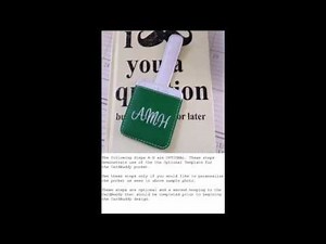 Tutorial CardBuddy TheBeanStitch