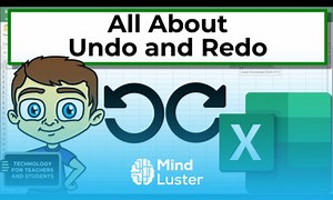 Mind Luster - Learn Using Undo and Redo in Excel