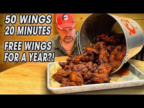 Win Free Chicken Wings for a Year by Beating Rhode Island’s Undefeated 50 Wing Challenge!!