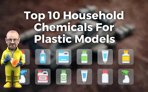 [PLASMO - plastic] Top 10 - 塑料模型用日用化学品 - 教程级别：初级