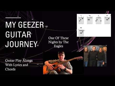 One Of These Nights by The Eagles easy guitar play along with lyrics and chords
