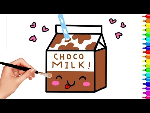 How To Draw A Choco Milk Easy Drawing For Kids & Toddlers ║Step By Step ║ Drawing
