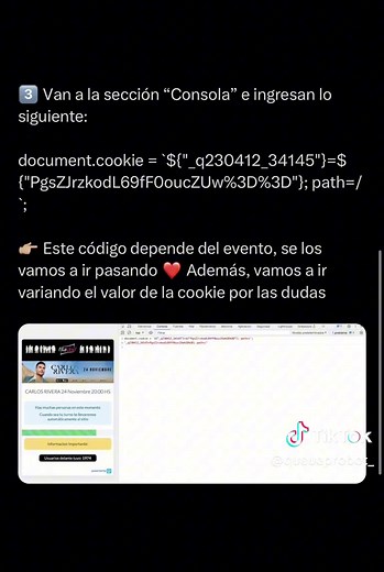 Les dejamos un pequeño tutorial sobre cómo saltear la fila virtual del Movistar Arena 🚨❤️ Sigannos en Twitter que vamos a publicar siempre el código por ahí 🧑🏼‍💻 #fila #filavirtual #movistar #movistararena #saltearfila #truco #taylor #lolla #river #carlosrivera #quevedo #duki #lali #tini #entradas #fyp #foryou #foryoupage