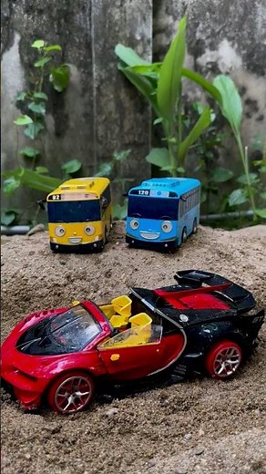Tayo the little bus blue and yellow, car toy for kids