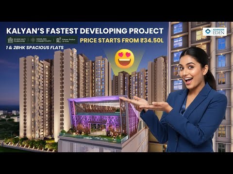 Kohinoor Eden Kalyan East | 1 & 2BHK Sample Flat | Full Detail with Clubhouse Tour | Call 7021988393
