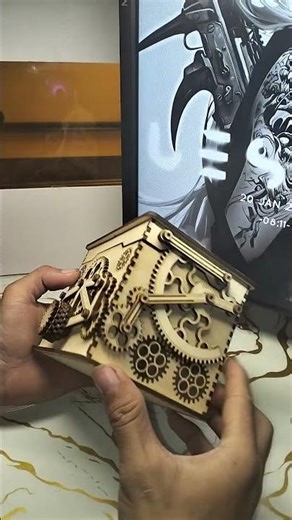 Mechanical box #diodelaser #grbl #laser #lasercut #lasercutting #lasercuttingmachine