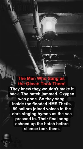 372K views · 5.3K reactions | In 1939, the British submarine HMS Thetis sank during trials near Liverpool. Only four of 103 men survived. Rescuers later found notes and hymn books, a haunting reminder that they faced death singing. #TheWarRoom #NavalHistory #HMSThetis #fblifestyle | The War Room | Facebook