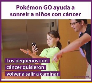Pokémon GO ha logrado que los niños con cáncer del Hospital infantil C.S. Mott recobren las ganas de tener actividad física con tal de capturar Pokémons. "Tan pronto como vio a la pequeña criatura, se puso muy contento y de inmediato tomó el teléfono para empezar a buscar más Pokémons", declaró un Doctor sobre uno de sus pacientes más tímidos. vía C.S. Mott Children's Hospital #PokemonGO | Alcancía Digital Teletón