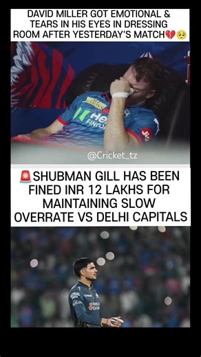 DAVID MILLER GOT EMOTIONAL & TEARS IN HIS EYES IN DRESSING ROOM AFTER YESTERDAY'S MATCH.