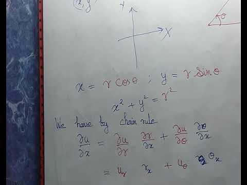 Obtain Laplace equation in polar form
