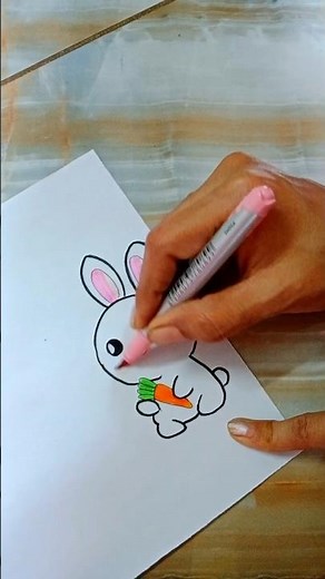 Simple rabbit borderdesign #shortsfeed