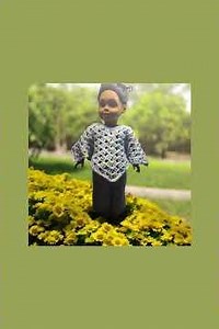Crochet Doll Clothes to fit 18 inch Dolls #crochet #doll