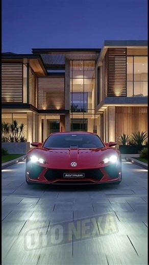 VW Supercar Konzept 2027: Die Zukunft in Metallic-Rot 🔥 #shorts #vw