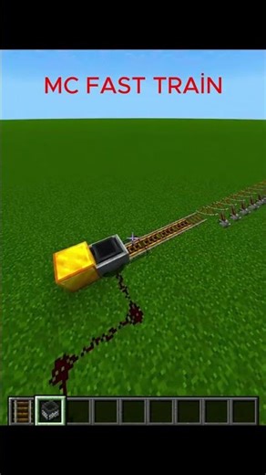 Minecraft Fast Train 🚄⚡ Super Speed Build! #shorts #minecraft #minecraftshorts #minecraftsurvival