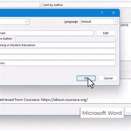 Microsoft Word Adding Citations & References