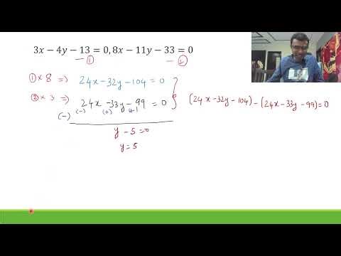Elimination Method to solve Linear Equations in two variables