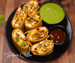244K views · 1K reactions | Besan Chilla | Healthy Breakfast | Protein Breakfast | Breakfast Recipe #besanchilla #healthybreakfast #proteinbreakfast #breakfastrecipe #chillarecipe #besankachilla #breakfastlovers Music: Artlist SLPSTRM - Fireflies | Passion2cook | Facebook