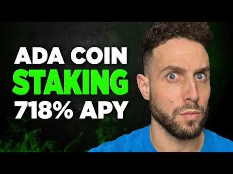 Stake ADA CRYPTO🚀 Earn Up to 718% APY by Staking CARDANO Coin | ADA TOKEN| CARDANO TOKEN