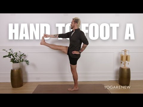 Hand to Foot A | Yoga Poses | YogaRenew How To Yoga Pose Video