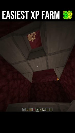 Easiest xp / gold farm minecraft 😍 #shorts