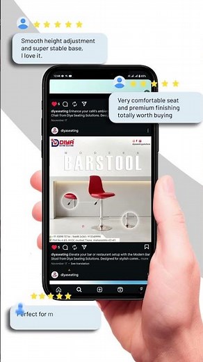 ✨ Modern Bar Stool | Stylish, Durable & Perfect for Cafés & Bars | Diya Seating Solutions ✨