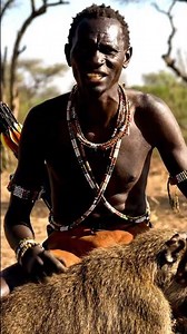 Hadzabe Survival: The Ultimate Bushcraft Breakfast Catch! 🏹