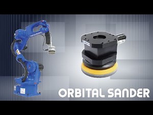 [NITTO KOHKI] ORBITAL SANDER APS-125-01 : Pneumatic Double Action Sander for Robots
