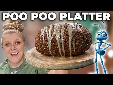 I Made A Bug's Life Poo Poo Platter Into a Real Recipe ✨ Fictional Feasts