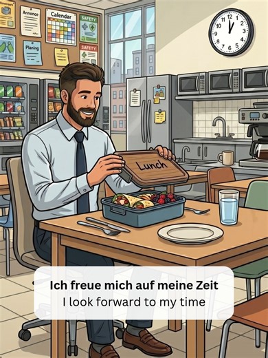 Did you just start a job in Germany? Prepare for the Lunchtime 🍱 Welcome to one of the weirdest unwritten rules of German office culture. If you walk into a breakroom between 11:30 AM and 2:00 PM, every single Kollege (colleague) will turn to you and aggressively say: