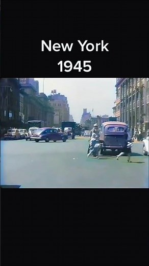 NYC in 1945 — Stunning Colorized Footage You’ve Never Seen!