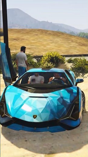Franklin vs Trevor 🦁 Lion Fight For Lamborghini 😱 GTA 5 India