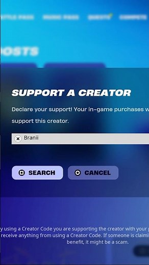 HOW TO GET A SUPPORT A CREATOR CODE IN FORTNITE OG CHAPTER 2 REMIX!