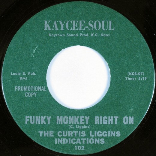 The Curtis Liggins Indications - Funky Monkey Right On / What It Is?
