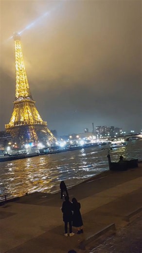 222K views · 10K reactions | Eiffel Tower at night and the Seine River Cruise Paris France  | Global Adventures | Facebook