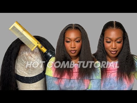 How To Use Hot Comb For The Best Result | Beginner Friendly Hot comb Tutorial