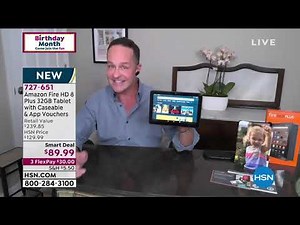 Amazon Fire 8 Plus 32GB Tablet with Vouchers