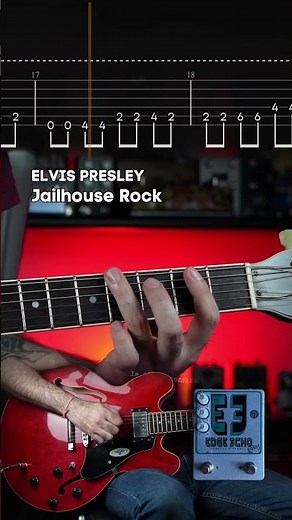 ELVIS PRESLEY - Jailhouse Rock Tutorial & TABS