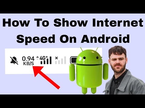How To Show Internet Speed On Android With Battery