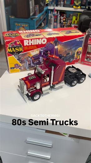7.7K views · 531 reactions | The 70s & 80s was obsessed with the coolest Semi Trucks. Heck Alabama even had a song called 18 Wheeler that I loved! So here are my MASK Rhino, G1 Optimus Prime, BJ & The Bear, & my Kmart hotwheels. Three that I wished I had is Hawks Hauling from Over The Top, Knight Rider, and Smokey & The Bandit. Honorable mention Maximum Overdrive. #80s #genx #1980s #18wheeler #semitruck #toycollection #80skid #70sstyle #flashback | Back To The 1980z | Facebook
