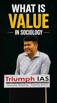 what are values in sociology?