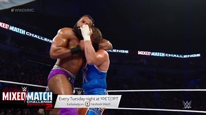 Curt Hawkins was out to impress, but most importantly, to WIN, as he teamed with Ember Moon against Jinder Mahal & Alicia Fox! | WWE Mixed Match Challenge