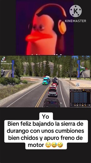 Bajando con freno de motor y unas rolitas bien chidas #americantrucksimulator #trailerosmexicanos🇲🇽💯😎 #traileros_de_la_57