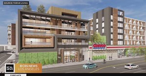 South LA community celebrates the groundbreaking of an affordable housing/ Costco mixed-use developm
