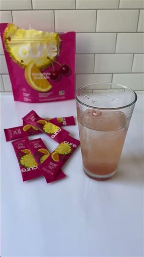 Here is why I am loving these Cure Electrolyte Packets! AD