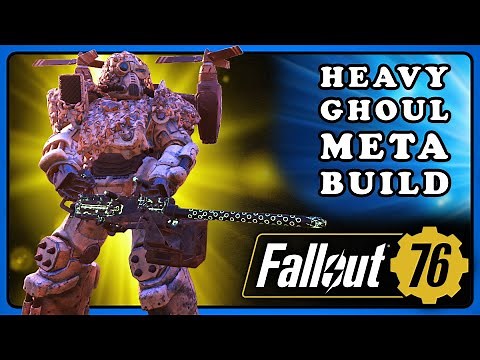 Fallout 76: Heavy Weapons Ghoul Build. META Gatling Plasma End Game Raid Ready Character Build.