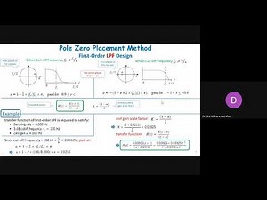#Filters:Pole Zero Method First Order, #LPF Design, First Order Application #HPF Design,& applicatio