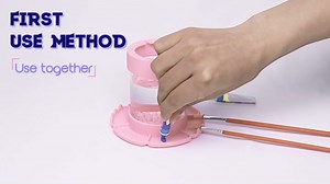 Paint Brush Cleaner Rinse Cup, All-in-one Silicone Paint Brush Holder with Paint Palette＆ Brush Cleaner Mat, Detachable Fine Art Paintbrush Cleaning Cup &Cleaning System for Acrylic, Oil, Watercolor