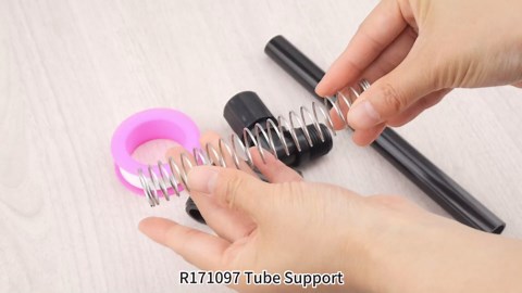 Chlorinator Parts Fit for Auto Feeder Chlorinator 320/322, 1/2-inch NPT 90-Degree Tube Connector R172272, 5/8" OD Tube R172091, Tube Support R171097