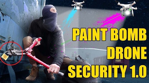DIY Security Drone Takes Down Intruders!