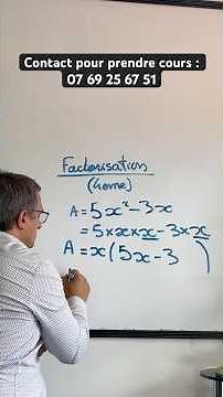 Factorisation (4eme Mathématique)